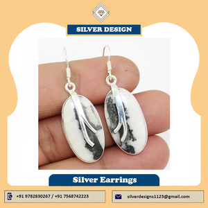 ต่างหูพลอยเทอร์ควอยส์925พลอยเทอร์ควอยซ์สังเคราะห์สีเงินสเตอร์ลิงธรรมชาติดีไซน์ใหม่เครื่องประดับชั้นดี - Product Image 4