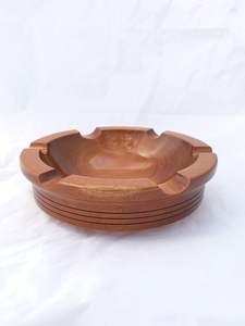 Cendrier écologique Forme ronde Cigare et Cigarette Espace de repos Cendriers en bois contenus Bols Affichage portable facile - Product Image 4