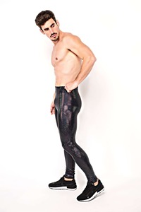 Mallas para correr para hombre, deportivas de marca personalizada, mallas deportivas de compresión para gimnasio, mallas de entrenamiento con estampado de sublimación sólida - Product Image 6