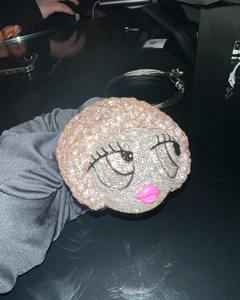 Pendentif Hip Hop personnalisé unisexe le plus vendu, pendentif en moissanite véritable, bijoux en métal plaqué de luxe pour hommes et femmes - Product Image 2