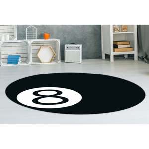 Alfombra de 8 Bolas, Alfombra Redonda, Alfombras de Bolas, Alfombras Modernas, Alfombra Clásica, Alfombra de Chenilla - Product Image 3