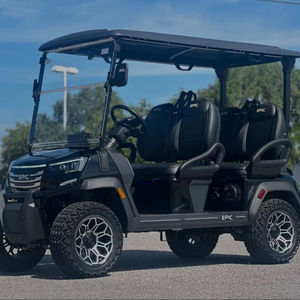 Nouvelle conception de voiturette de golf électrique 2 à 6 places, moteur 4KW, batterie 48V-72V, écran tactile LCD, freins hydrauliques, vitesse maximale de 30 km/h, autonomie de 50-70 km - Product Image 1