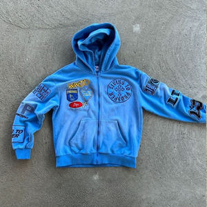 ชุดวอร์มทรงหลวมมีฮู้ดสำหรับทั้งชายและหญิงผ้าฝ้าย100% สั่งทำสีได้ฉลากส่วนตัวขนาดพิเศษไร้รอยต่อ - Product Image 5