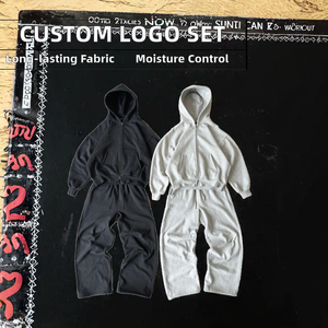 Survêtements de sport vintage d'automne de haute qualité, personnalisés, bon marché, à séchage rapide, respirants, pour hommes, service ODM 100% - Product Image 5