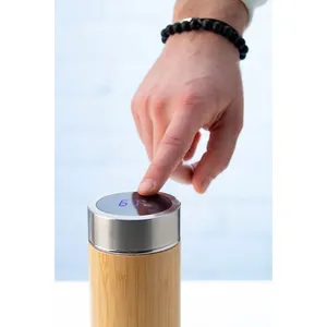 Thermos personnalisé Temboo LED, vaisselle intelligente, thermomètre de merchandising moderne - Product Image 4