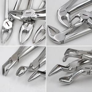 Fórceps de extracción Manual de acero, herramientas quirúrgicas de dentista, Kit de alicates de extracción de dientes orales, MEDICAB reutilizable autoclavable - Product Image 5