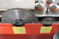Sierra de mesa deslizante pesada estándar de exportación MS6130 con cuchilla de corte para carpintería, máquina de corte para fabricación de muebles y gabinetes