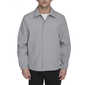 Blouson taille plus pour entraîneurs Veste à capuche en polyester avec impression de logo personnalisé et veste en nylon pour la saison printemps et hiver - Product Image 1