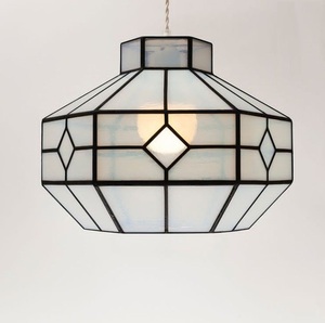 Lampe suspendue pendante en verre cannelé la plus vendue pour vanité de salle de bain et petits espaces pour approvisionnement en gros - Product Image 5