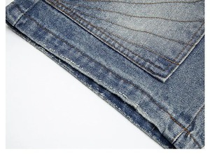 <b>Men's</b> Casual High Street Cargo Denim Shorts <b>Elastic</b> Waist Breathable Canvas Knitted OEM Service Digital Printing Solid - Product Image 4