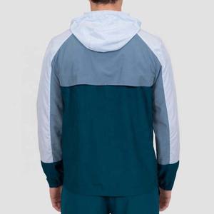 Chaqueta Deportiva Personalizada de Nailon Elástico con Capucha, Cierre Completo, para Gimnasio, Correr, Ropa Deportiva, Cortavientos, Ajustada, para Hombre, Atletismo, Chaquetas de Exterior - Product Image 5