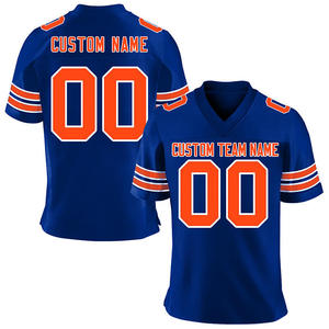 Nueva Camiseta de Fútbol Americano de Calidad, Secado Rápido, Transpirable, Unisex para Hombre, Uniforme para Adultos, Tallas Grandes, Impresión por Transferencia de Calor - Product Image 6