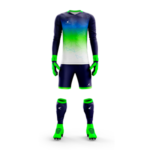 Camiseta de fútbol transpirable antiretráctil, conjunto de uniforme de portero con sublimación completa, camiseta de fútbol, pantalones cortos estampados, guantes de portero - Product Image 6