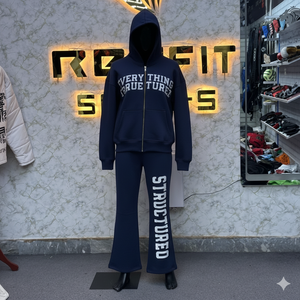 Good Rate Superior Quality Custom Make Customer Demanded Zipper Tracksuit For Men Unique Style New Design Mens Tracksuits - Product Image 4