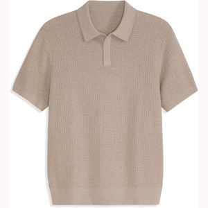 เสื้อโปโลผู้ชายไซส์ใหญ่ แขนสั้น ระบายความร้อน ทรงปกติ ติดกระดุมและกระดุมแป๊ก ผ้าเย็น - Product Image 3