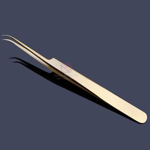 Pinzas de Precisión Personalizadas de Acero Inoxidable para Extensiones de Pestañas y Maquillaje |   Reutilizable de Alta Calidad |   Fabricación OEM - Product Image 3