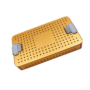 กล่องใส่ภาชนะฆ่าเชื้อแบบสองชั้นทำจากสเตนเลสเกรดทางการแพทย์ใช้หม้อนึ่งฆ่าเชื้อด้วยตนเองอุปกรณ์ทางการแพทย์ - Product Image 5