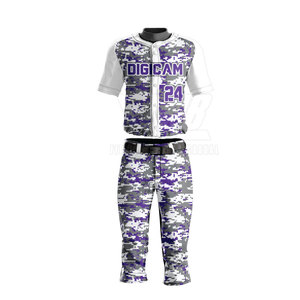 Diseño de logotipo personalizado, uniforme de béisbol transpirable, precio razonable, gran oferta, uniforme de béisbol a la venta - Product Image 1