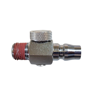 วาล์วควบคุมความดันอากาศแบบ IN-LINE 1/4 "ข้อต่อตัวผู้อุปกรณ์ควบคุมเครื่องอัดอากาศ - Product Image 2