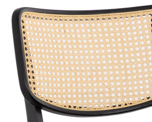 Devano Simple Dining <b>Chair</b> Made of Solid Teak Wood Frame with <b>Rattan</b> Wicker and Soft <b>Cushion</b> Seat for Indoor an Outdoor Use. - Product Image 6