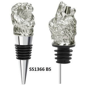 Bouchon de bouteille de boisson en aluminium argenté personnalisable de haute qualité avec des bouchons de vin fantaisie de logo de conception unique - Product Image 6