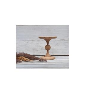 Présentoir à gâteaux en bois poli à la main avec une élégance intemporelle et un attrait rustique idéal pour les tartes aux cupcakes ou les gâteaux faits maison - Product Image 4