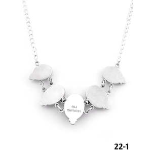 Collier classique Royston en turquoise et argent sterling, perles ancre faites à la main avec placage or, cadeau pour toutes occasions - Product Image 4