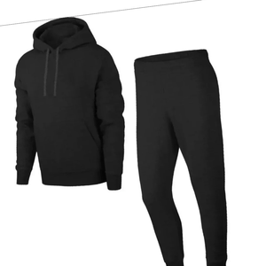 ชุดวอร์มผ้าฟลีซสำหรับผู้ชายชุดวอร์มมีฮู้ดและกางเกงวิ่งชุดวอร์มลำลองแนวสตรีทอบอุ่นในยิมฟิตเนสออกกำลังกายฤดูหนาว - Product Image 4