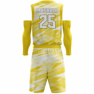 Ensembles d'uniformes de basket-ball sans manches sur mesure, respirants, grande taille, impression de haute qualité, séchage rapide, vente en gros - Product Image 6