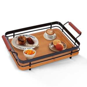 Plateau de service en bois de conception artisanale pure, pièce unique, avec la plus grande qualité et matériaux de première qualité à des prix très avantageux - Product Image 5