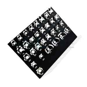 Ensemble de pinces de barrage en caoutchouc endodontique dentaire de 31 pièces avec plateau noir Instruments de chirurgie orale orthodontique Kit d'outils de dentiste - Product Image 4