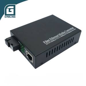 <span class=keywords><strong>Convertisseur</strong></span> de média Ethernet fibre <span class=keywords><strong>vers</strong></span> cuivre sur <span class=keywords><strong>coaxial</strong></span> Gcabling, fibre optique industrielle multi 10/100 PoE 100base-fx pour extérieur - Product Image 1