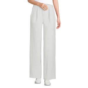 Pantalon à enfiler gris pour femmes fabriqué en usine en coton de qualité supérieure vêtements de mode élégants du Bangladesh pour la vente en gros en vrac - Product Image 2