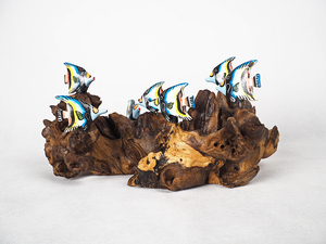 Terrarium ของตกแต่งไม้,Driftwood ของตกแต่งบ้านพร้อมกำปั้นไม้สำหรับตกแต่งตู้ปลา - Product Image 5