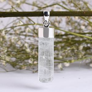 Colgante de Aguamarina de Plata de Ley 925 al por mayor, joyería de piedras preciosas naturales hecha a mano con dijes, regalo perfecto para ella - Product Image 3