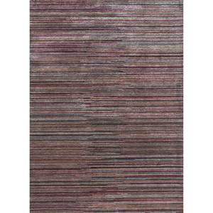 Alfombra Acar Tra-14448 de Lana y Viscosa Hecha a Mano con Diseño de Rayas Rojas y Naranjas para Decoración de Sala de Estar y Pasillo - Product Image 1