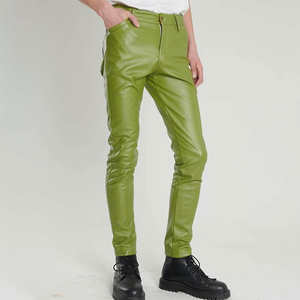 กางเกงจ็อกเกอร์สำหรับผู้ชายกางเกงจ็อกเกอร์หนังเทียมน้ำหนักเบาดีไซน์ใหม่ล่าสุด2025 - Product Image 1