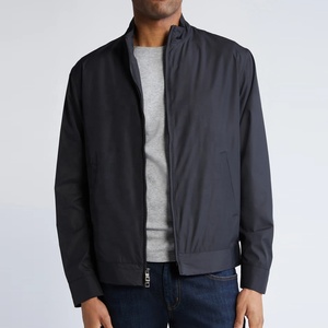 Chaqueta de entrenador de piloto de cuero retro americano chaqueta bordada con cremallera holgada personalizada para hombre - Product Image 4