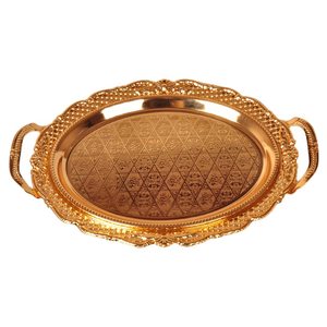 ถาดเสิร์ฟสำหรับตกแต่งกระจกและโลหะทำด้วยมืออุปกรณ์สำหรับโรงแรมและร้านอาหารงานตามสั่ง - Product Image 5