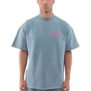 T-shirts pour hommes sur mesure OEM, grande taille, 100% coton, manches régulières, style streetwear, respirant, anti-rides, été Behram - Product Image 3