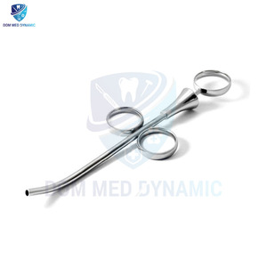 Jeringa de injerto óseo de implante Dental de acero inoxidable curvado 6, herramienta de injerto óseo quirúrgico para aumento de sitio de implante - Product Image 2