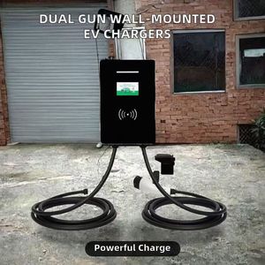 Smart Dual Gun EV Charger with Load Balancing 22kW*2 11kW*2 Type 2 Type 1 GBT OCPP APP Charging Station for Residential Area - Product Image 5