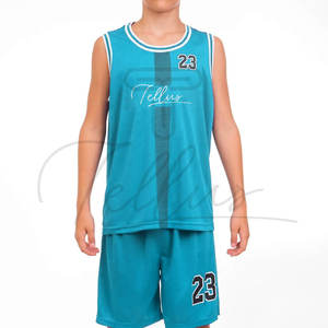 ชุดกีฬาเด็ก ชุดบาสเก็ตบอลเด็ก ไซส์ใหญ่ พิมพ์ลาย ระบายอากาศ ผ้าโพลีเอสเตอร์/คอตตอน แห้งเร็ว คุณภาพสูง - Product Image 6