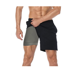 กางเกงขาสั้นสำหรับวิ่งแฟชั่นแนวสตรีทของผู้ชายกางเกงผ้าเทอร์รี่ฝรั่งเศสเป็นมิตรกับสิ่งแวดล้อมโลโก้ตามสั่งขายดี - Product Image 1