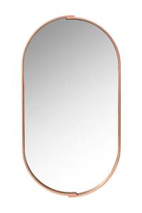 Oval hecho a mano de oro rosa diseño moderno de longitud completa independiente decorativo espejo colgante de pared axioma acentos para el hogar - Product Image 3