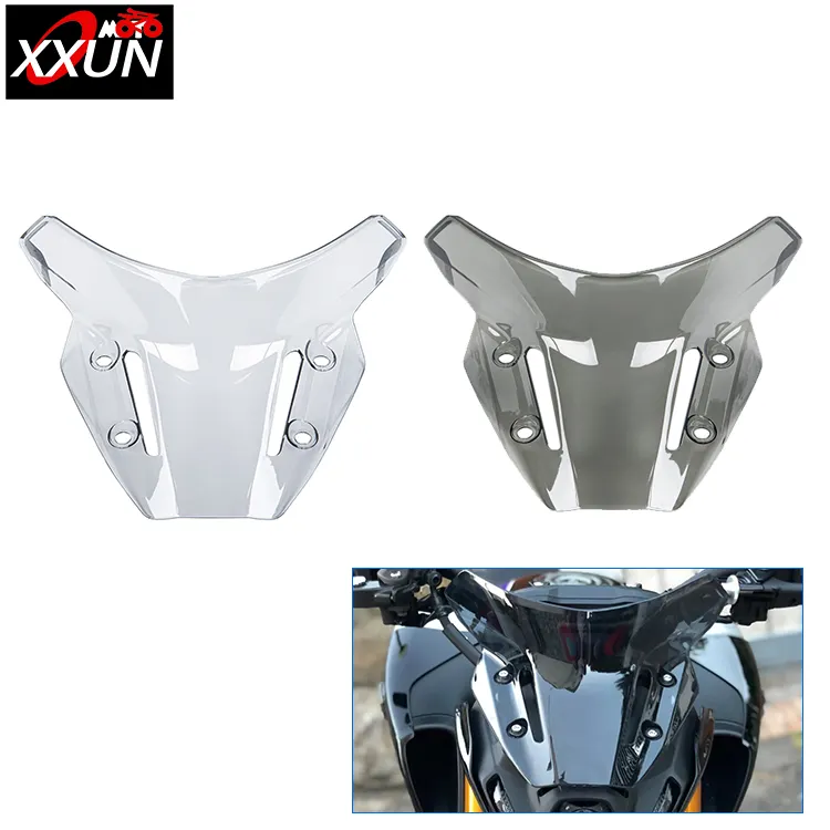 Parabrisas de motocicleta XXUN, cubiertas de parabrisas, Deflector de pantalla para motocicletas apto para Yamaha 2021 MT 09 MT09, piezas 2022 2023
