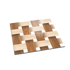 Diseño moderno 600x600mm baldosas de porcelana pulida patrón de aspecto de madera más vendido con acabado de mármol embalaje digno de exportación - Product Image 1