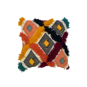 Custom Bohemian Print Cotton Cushion Case Boho Decorative <b>Throw</b> <b>Pillow</b> for Home Hotel or Hospital Use Handwoven - Product Image 1