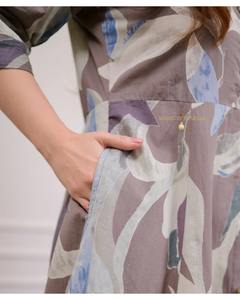 Vestido de fiesta largo con estilo de algodón hecho a mano indio, regalo de novia con estampado floral, vestido de moda personalizado para mujer, ropa de verano - Product Image 2