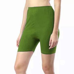กางเกงออกกำลังกายขาสั้นสำหรับผู้หญิงสีพื้นขาสั้นสีพื้นกางเกงขาสั้นแบบลำลองสำหรับผู้หญิงกางเกงขาสั้นแบบลำลองใส่เล่นกีฬาออกแบบโลโก้ได้ตามต้องการสำหรับฤดูร้อน - Product Image 3
